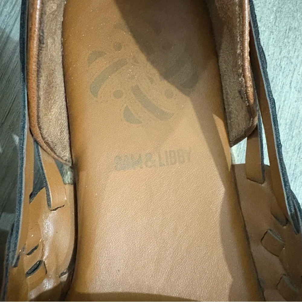 Sam & Libby Asha Huarache Espadrilles Sandal Womens Sz 8.5 Brown Coastal Cowgirl
